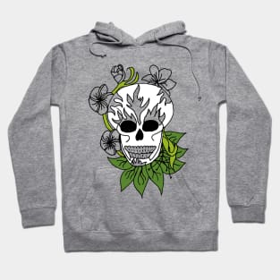 Sugar Skull - Green Hoodie